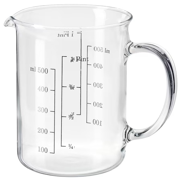 Ikea vardagen glass measuring cup - Picture 1 of 4